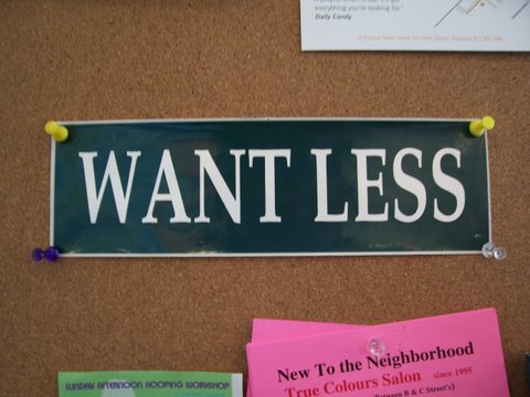 Want Less